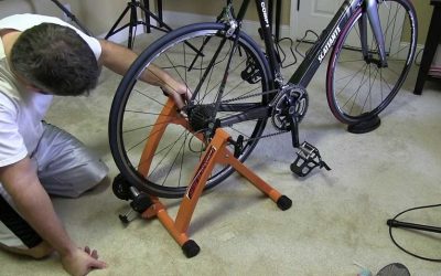 How do bike trainer stands work?