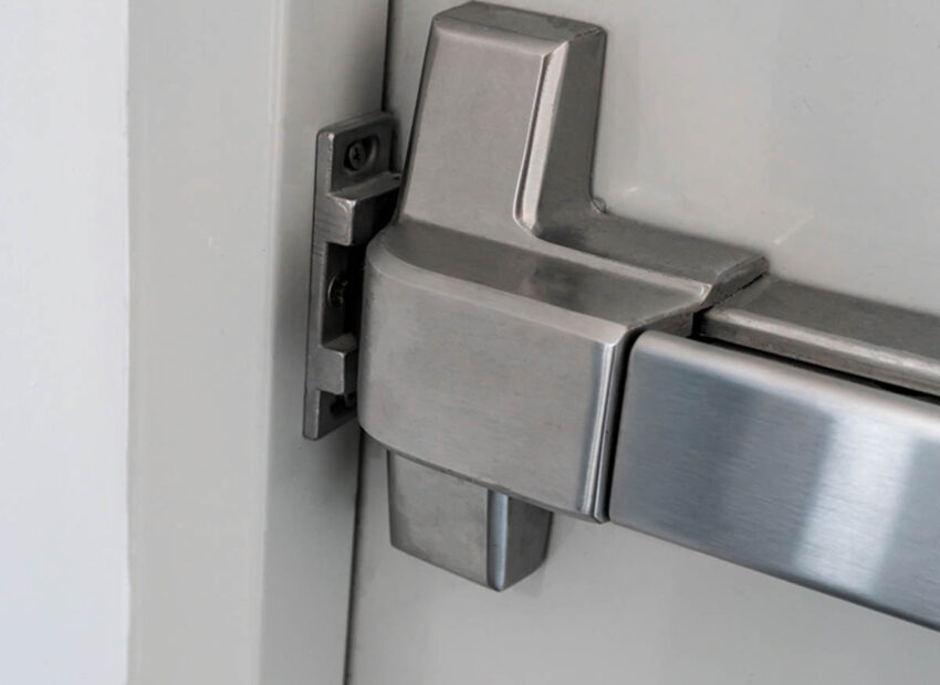 push bar door lock