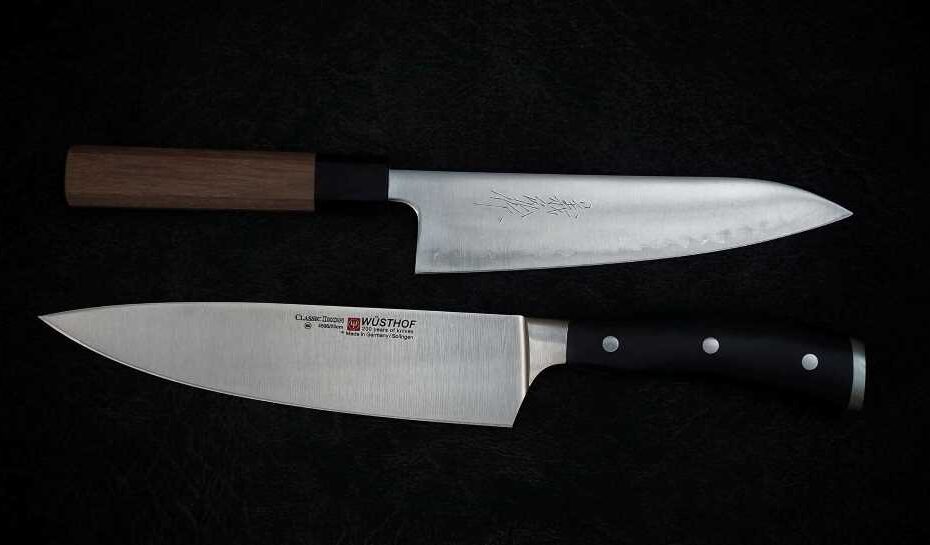 Japanese Knives vs Western Knives A Culinary Clash of Cultures