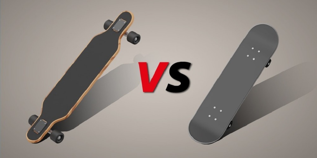 How is longboarding different from skateboarding