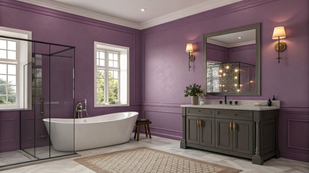 Best purple bathroom decor ideas guide pinterest