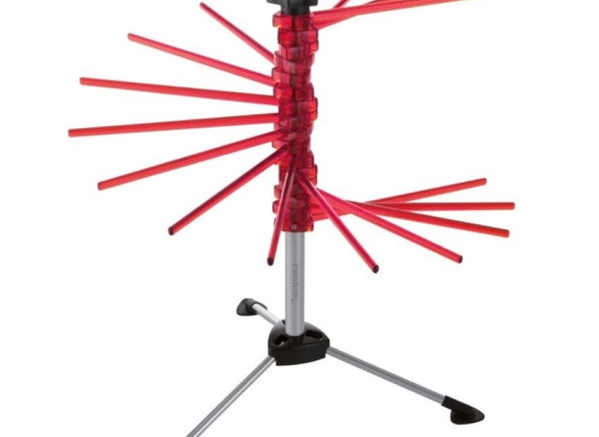 Marcato Tacapasta compact pasta drying rack folded for storage