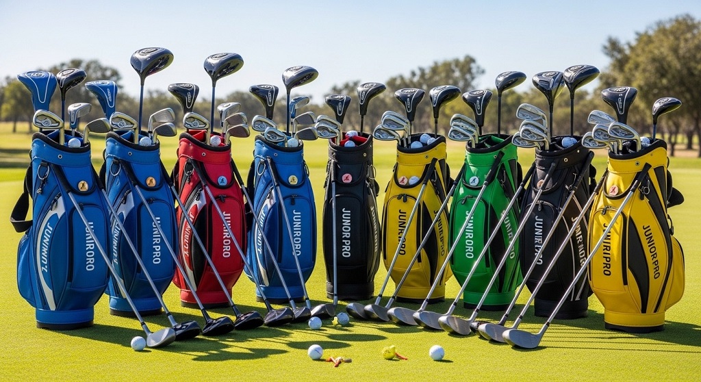 Comparison of junior golf club sizes by height