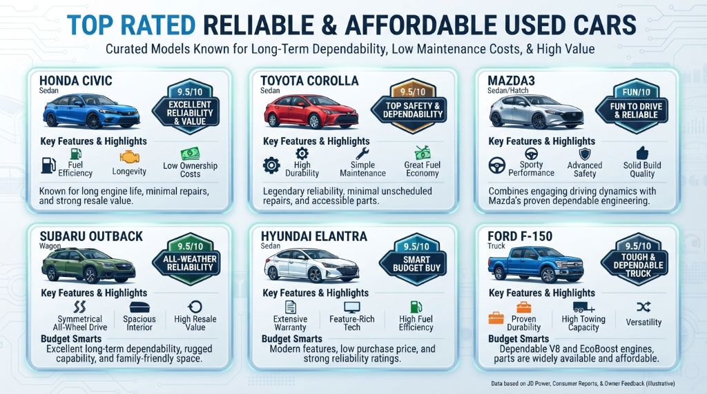 Reliable and affordable used cars